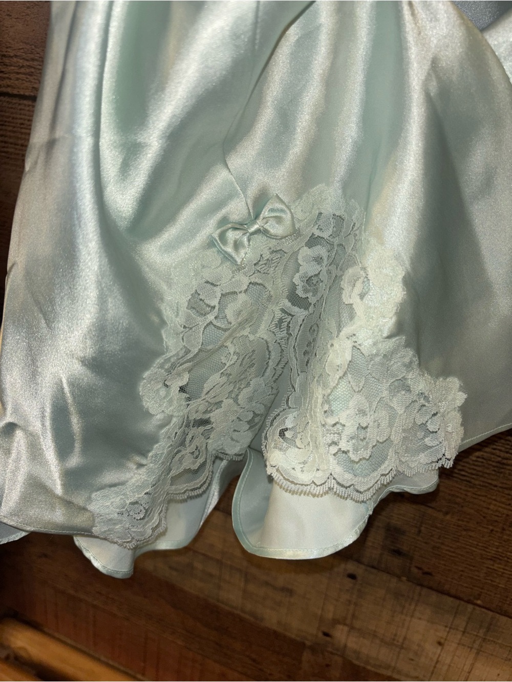 Satin & Lace Nightie - Picture 3 of 7